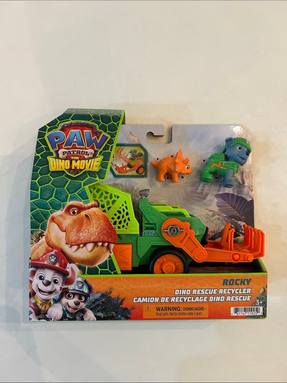 Paw Patrol Movie Rocky Dino Rescue Recycler Truck